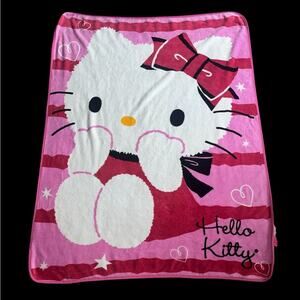 Hello Kitty Pink and White Blanket 2012